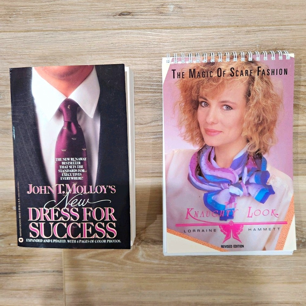 2 80s Fashion PB Lot John T. Molloy & Lorraine E. Hammett Revised 1988 Warner